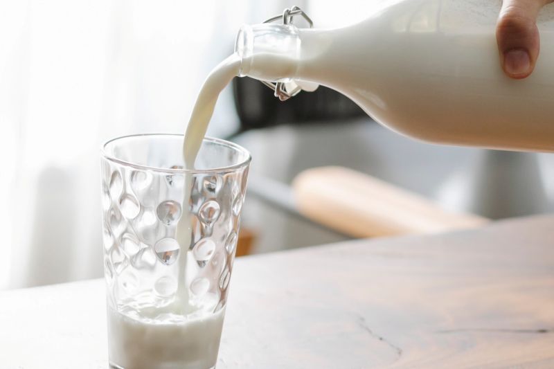 Ilustrasi susu.