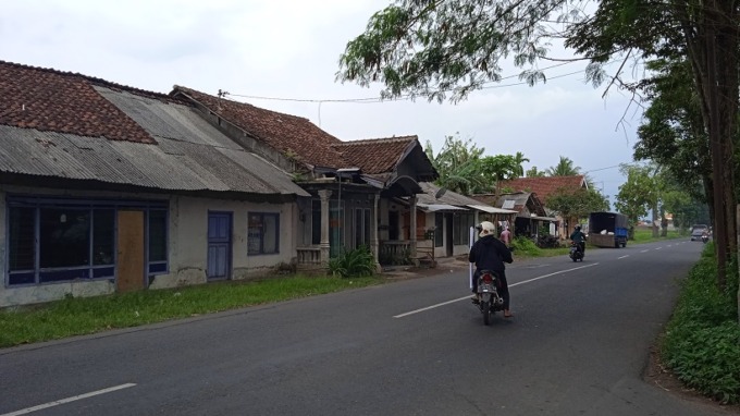 SAKSI BISU: Salah satu rumah yang dahulu pernah dijadikan tempat prostitusi di Bondowoso.