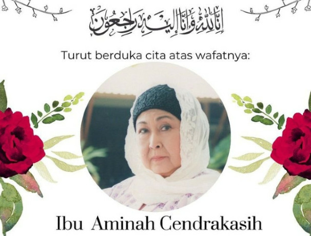 Aktris senior Aminah Cendrakasih atau dikenal sebagai Mak Nyak, meninggal dunia pada Rabu (21/12) malam di rumahnya setelah kurang lebih 10 tahun berjuang melawan penyakit glaukoma.