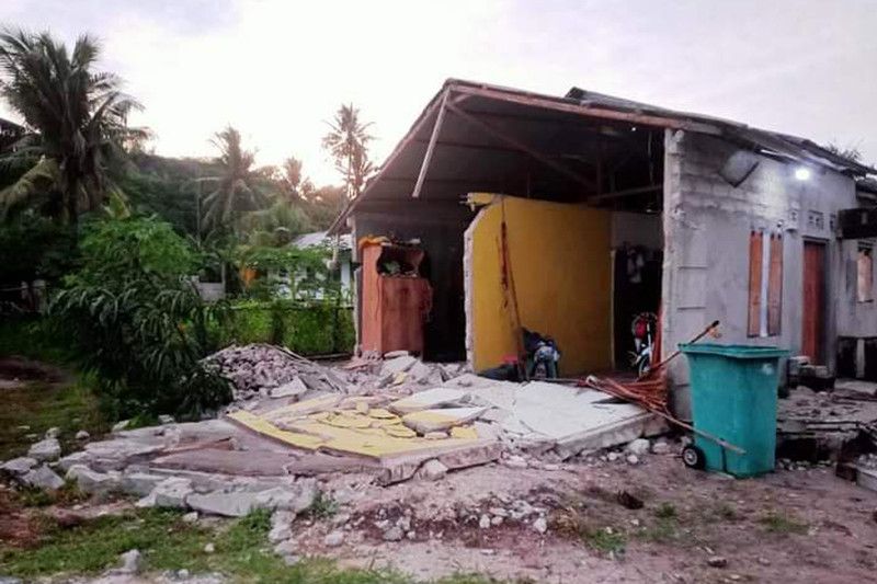 Dampak gempa di Maluku Barat Daya.