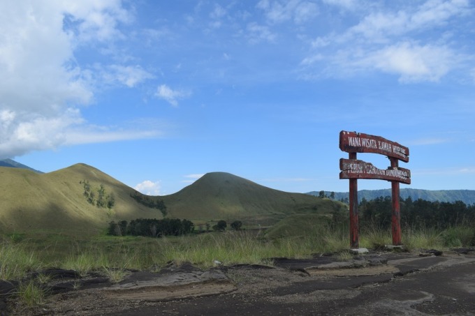 ANDALAN: Kawah wurung merupakan salah satu destinasi dalam rencana wisata aviasi yang akan segera direalisasikan.