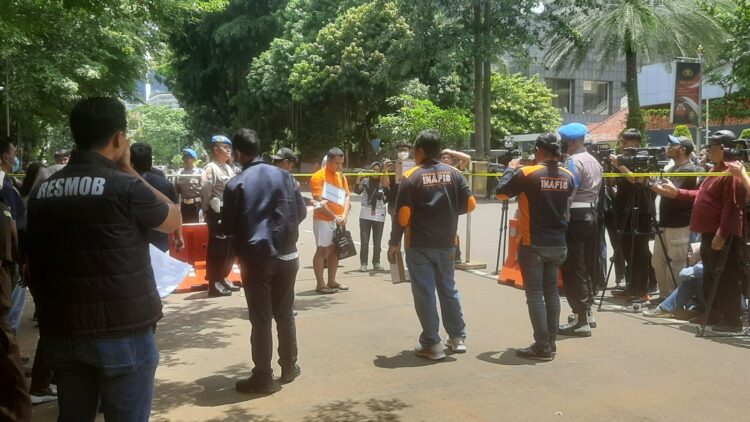 Rekonstruksi peristiwa pembunuhan sopir taksi online oleh HS oknum anggota Densus 88 dilakukan hari ini (16/2).