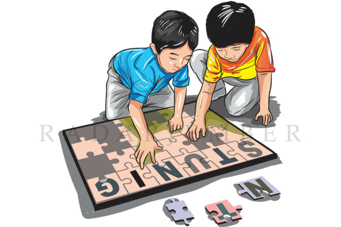 Ilustrasi Stunting/ Reza Arjiansyah for Radar Jember