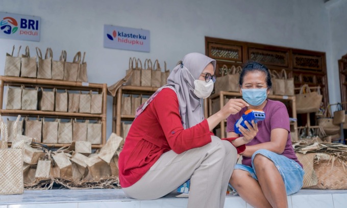 BANTU UMKM: Sebagai bank penyalur KUR terbesar di Indonesia, BRI mulai menyalurkan KUR 2023 pada 6 Maret tahun ini.