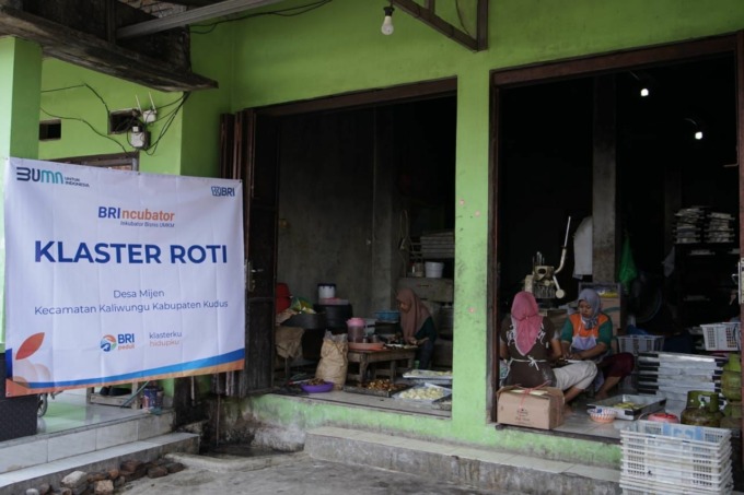 KAMPUNG KREATIF: Salah satu UMKM Desa BRILiaN di Desa Mijen, Kecamatan Kaliwungu, Kabupaten Kudus, Jawa Tengah.