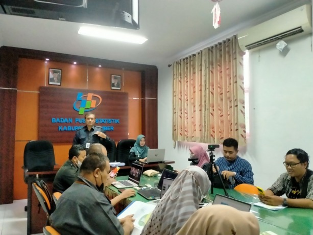 RAPAT: Badan Pusat Statistik mengadakan press release, kemarin (4/3), bertempat di Kantor Badan Pusat Statistik (BPS).