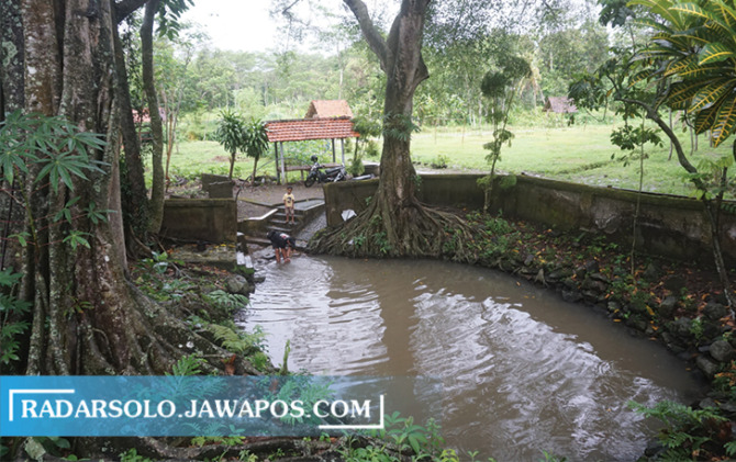 Sendang Gotan di Desa Mranggen, Kecamatan Jatinom, Kabupaten Boyolali, sudah puluhan tahun bisa mengeringkan luka berdarah.