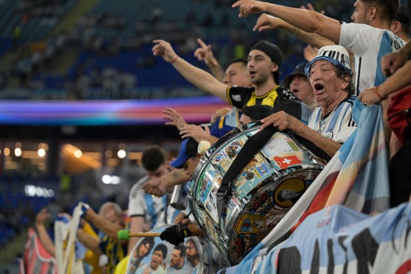 Pendukung tim nasional Argentina