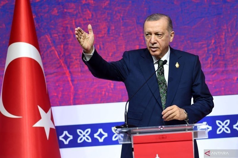 Arsip - Presiden Turki Recep Tayyip Erdogan (16/11/2022).