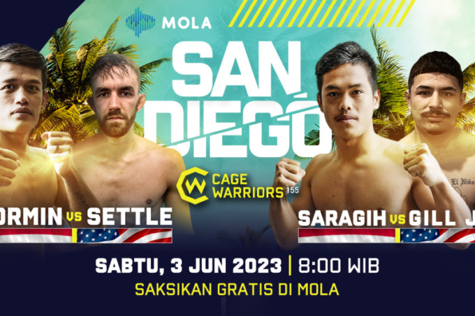 Frans Lincol Sormin dan Jon Saragih akan berlaga di Cage Warriors 155.