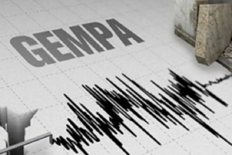 Seismograf, alat pencatat getaran gempa bumi.