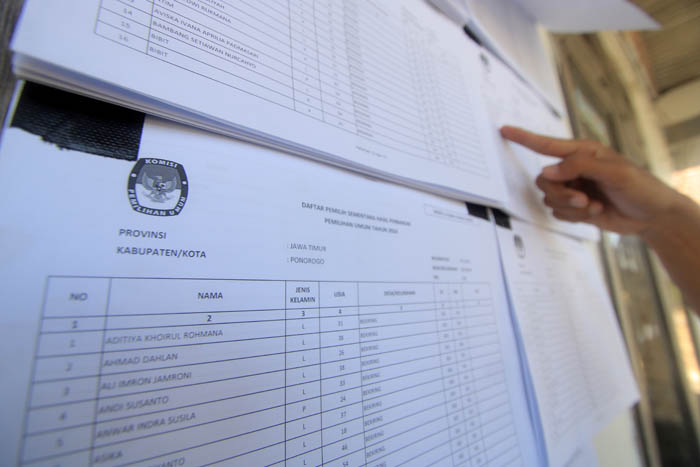 Ilustrasi data pemilih (AJI PUTRA/RADAR MADIUN)