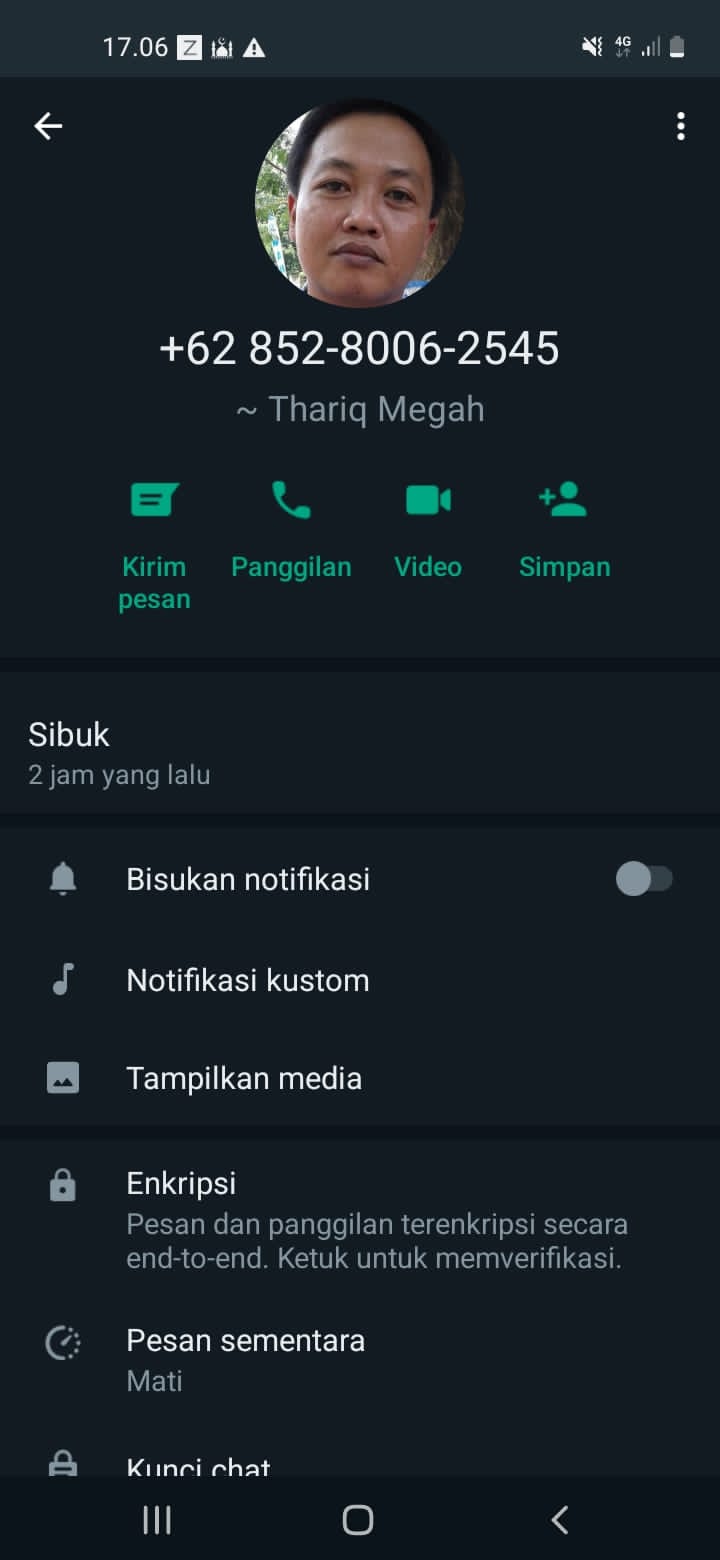 REPRO: Berikut tangkapan layar nomor akun WA yang mencatut nama Kadisperkim dan Kepala DPUPR Kota Madiun. (ISTIMEWA)
