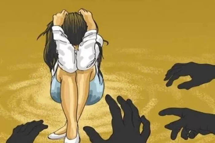 Ilustrasi grafis : Siswi kelas II SMP di Ngawi jadi korban rudapaksa ayah kandungnya sejak bulan Agustus 2024.
