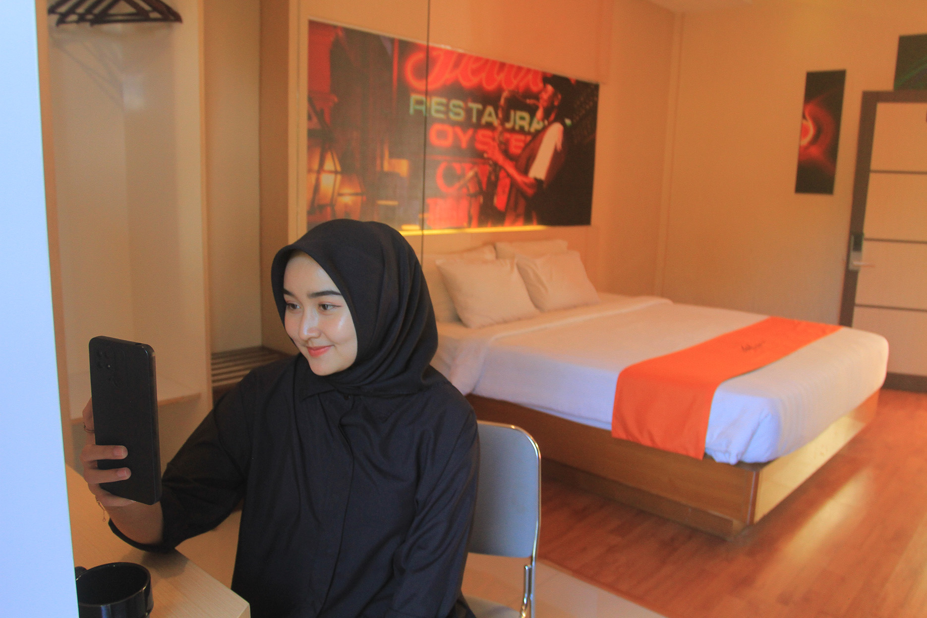 ILUSTRASI: Kamar salah satu hotel berbintang di Kota Madiun. (BAGAS BIMANTARA/RADAR MADIUN)