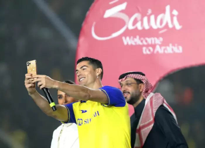 Liga Pro Arab Saudi makin populer di mata dunia setelah kedatangan Cristiano Ronaldo. (Al Nassr)