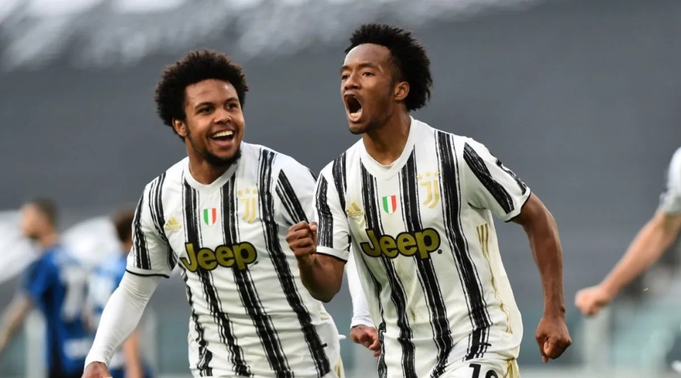 Juan Cuadrado, mantan pemain Juventus. (ANTARA FOTO/REUTERS/Massimo Pinca/RWA/djo)