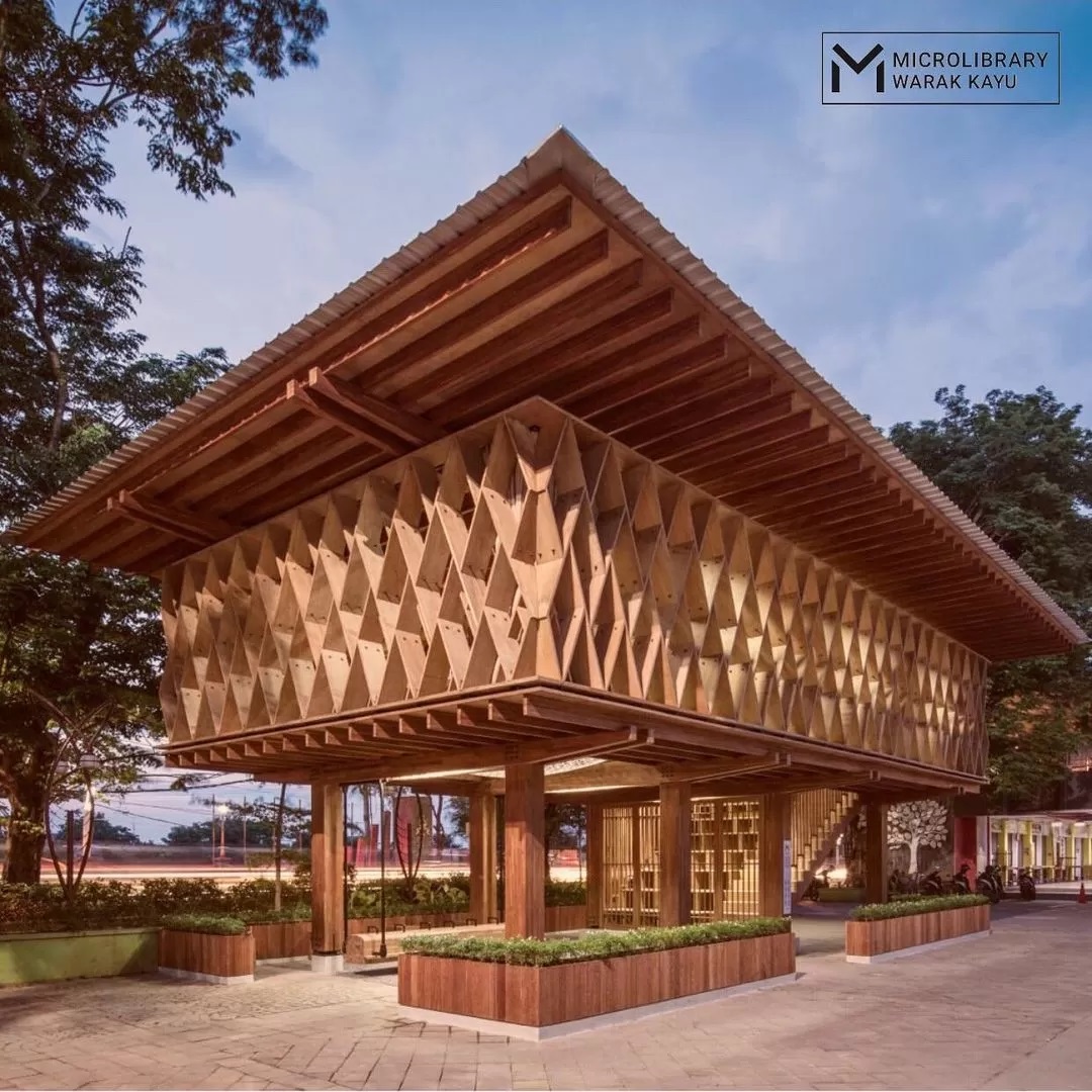 Microlibrary Warak Kayu. (Instagram/@microlibrary_warakkayu)