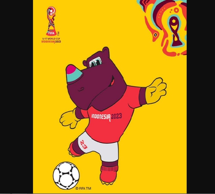 Bacuya diperkenalkan sebagai maskot dari Piala Dunia U-17 2023. (FIFA)