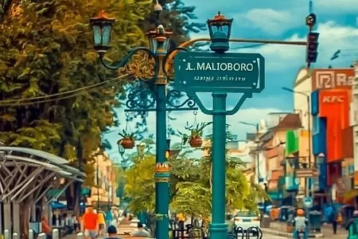 Salah satu sudut Jalan Malioboro, ikon Kota Jogja