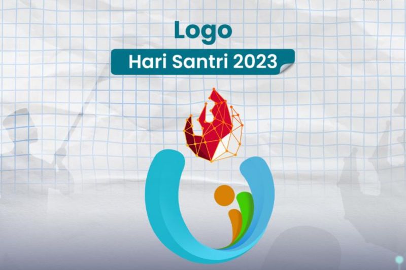 Logo sekaligus makna Hari Santri 2023 (ANTARA)