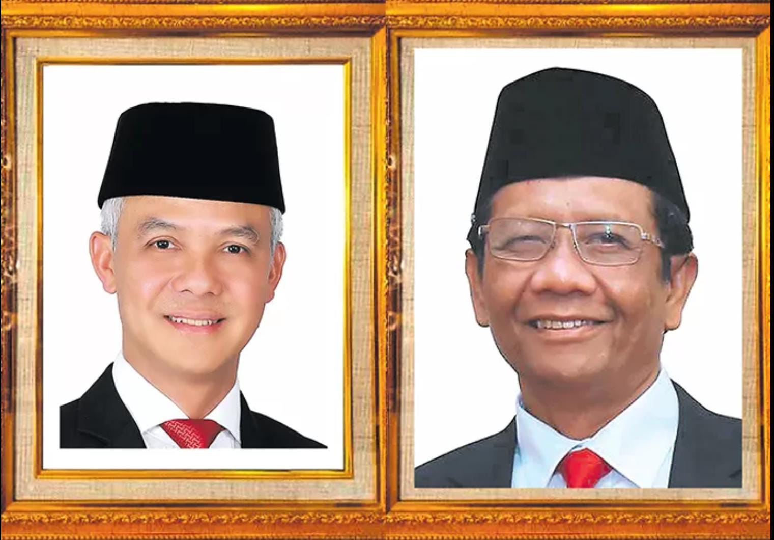 Mahfud MD resmi menjadi bacawapres mendampingi Ganjar Pranowo dalam Pilpres 2024. (JawaPos.com)