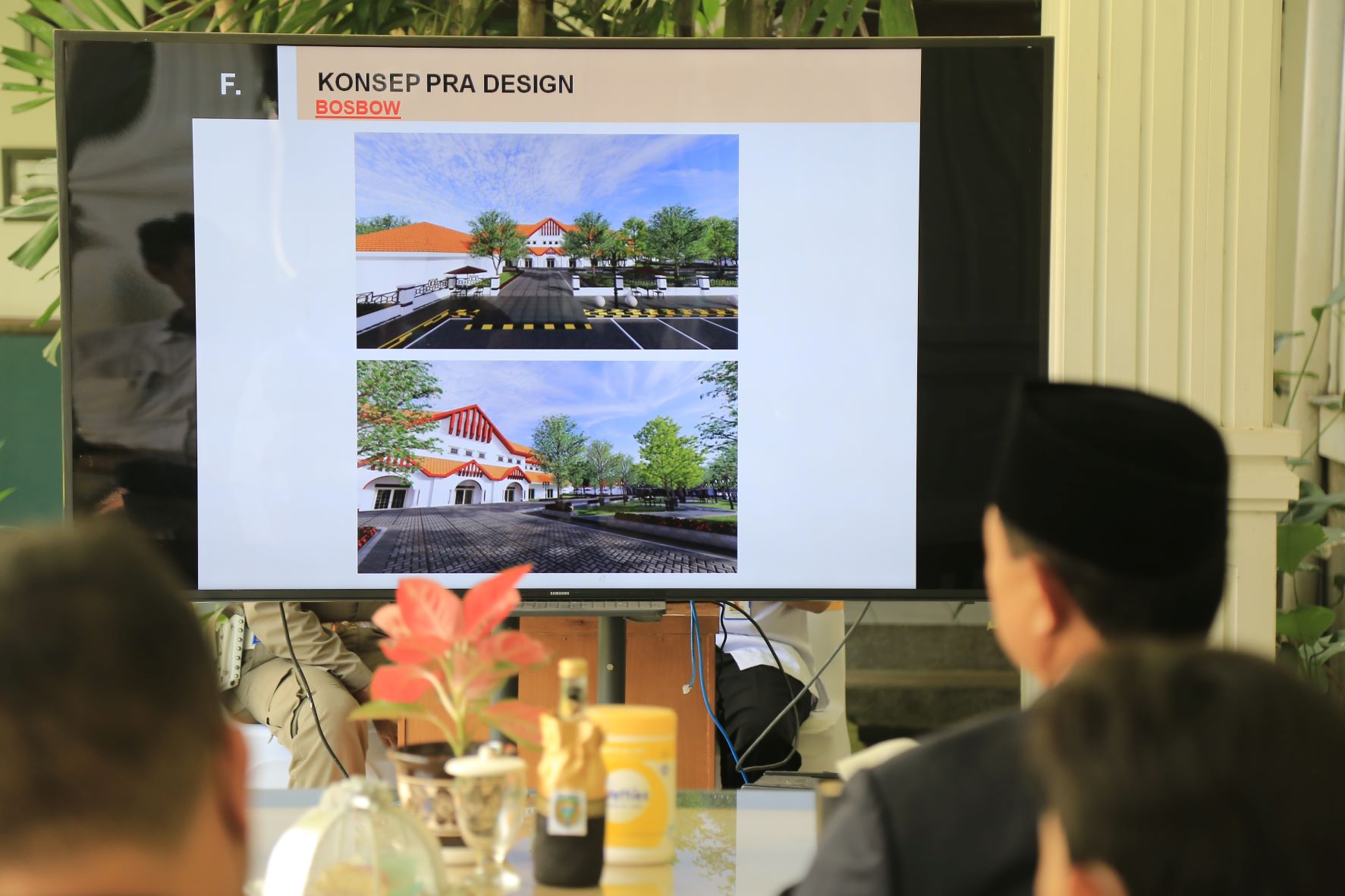 KONSEP: Tampilan desain revitalisasi Bosbow. (BAPPELITBANGDA UNTUK RADAR MADIUN)