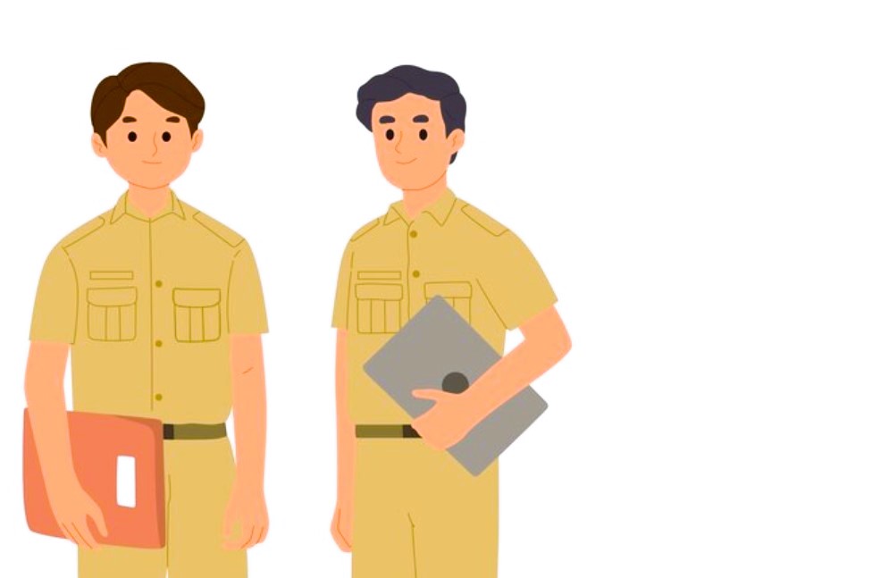 Ilustrasi aparatur sipil dan kepala desa (FREEPIK)