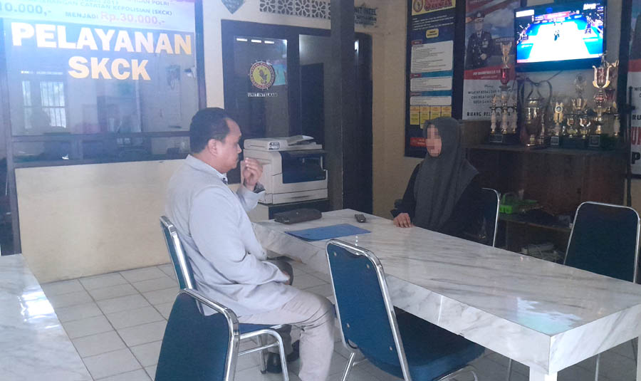 JADI TERSANGKA: Rofia Tusania, korban penyekapan, ditetapkan tersangka dalam perkara endorse judi online. (DOKUMEN RADAR NGAWI)