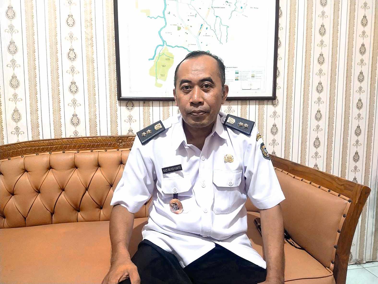 Lurah Banjarejo Kota Madiun Murbiyanto (ABRIANTO WIBOWO/RADAR MADIUN)