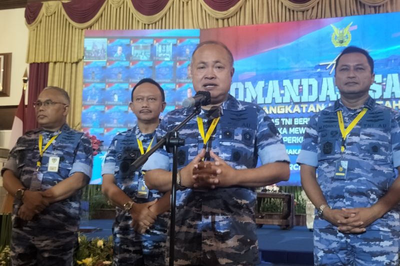 Wakasau Marsekal Madya TNI Agustinus Gustaf Brugman (ANTARA)
