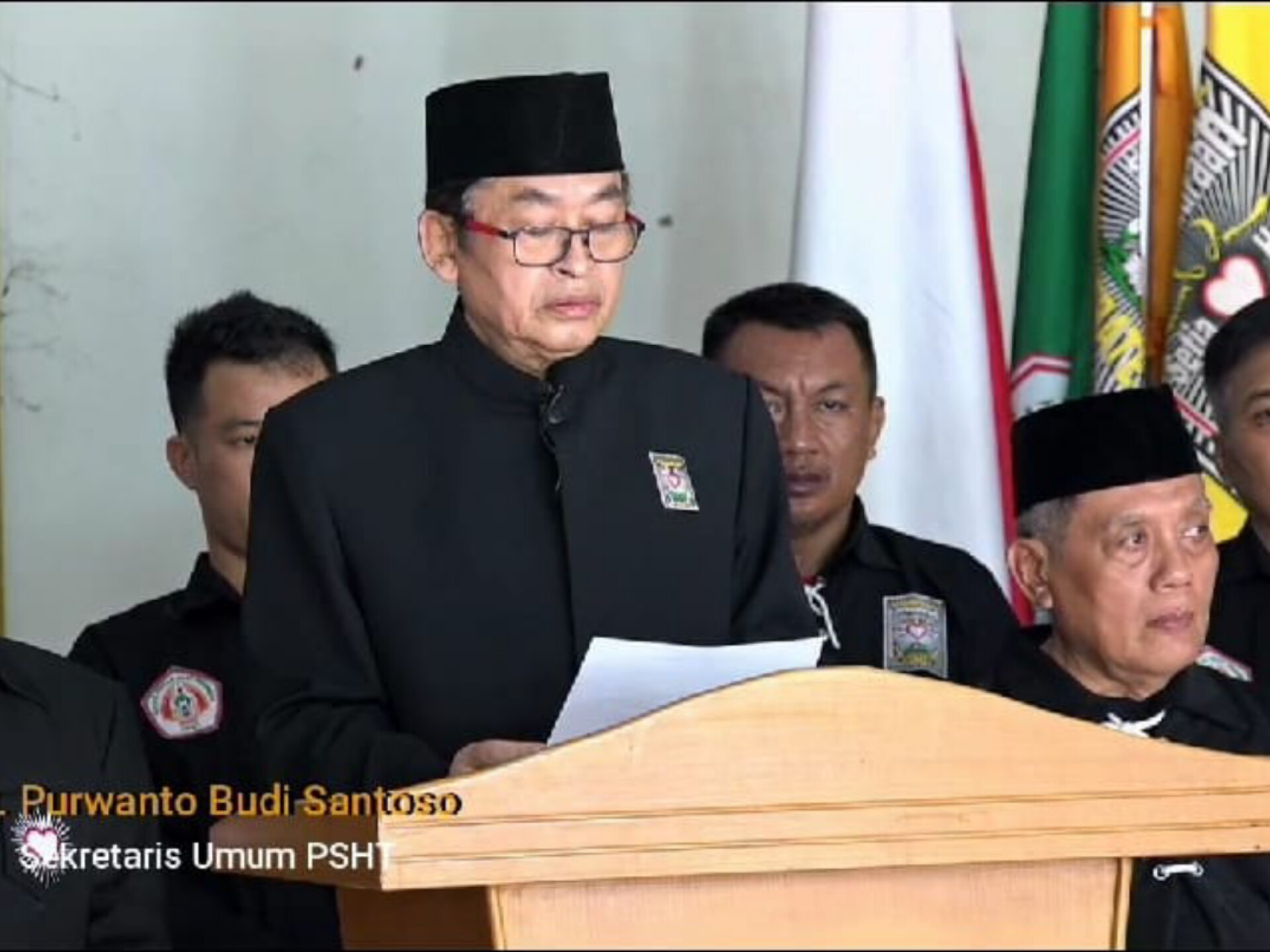 Sekretaris Umum Pusat PSHT Ir Purwanto Budi Santoso