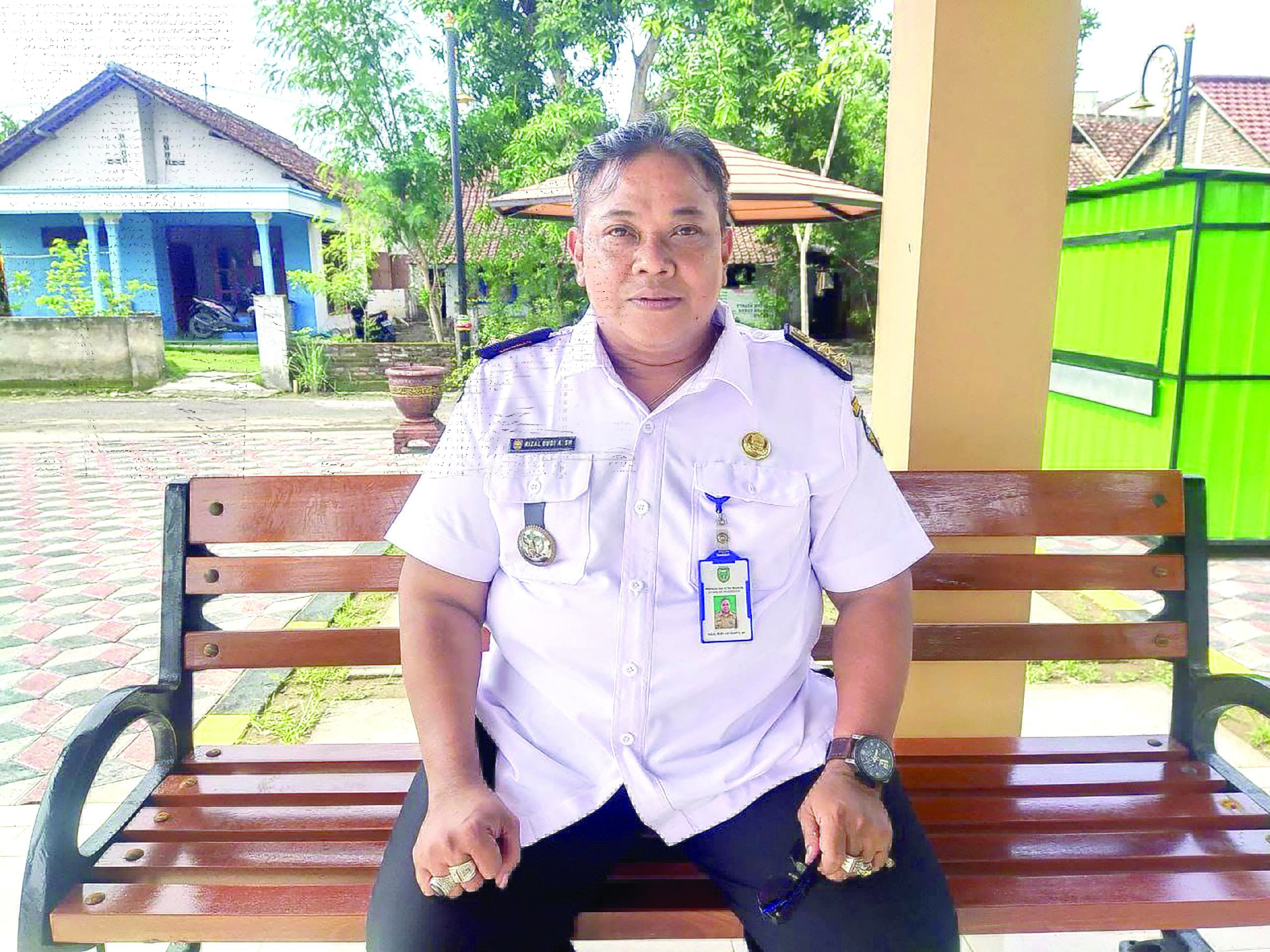 Lurah Sogaten Rizal Budi Arthanto (ABRIANTO WIBOWO/RADAR MADIUN)