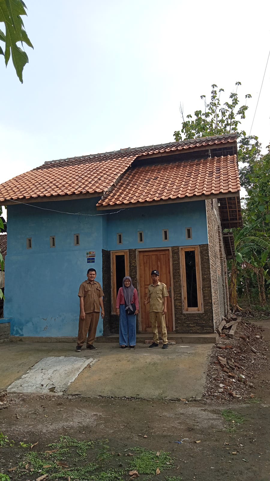 LAYAK HUNI: Salah satu rumah warga yang mendapatkan bantuan rehab RLTH. (DISPERKIM MAGETAN)