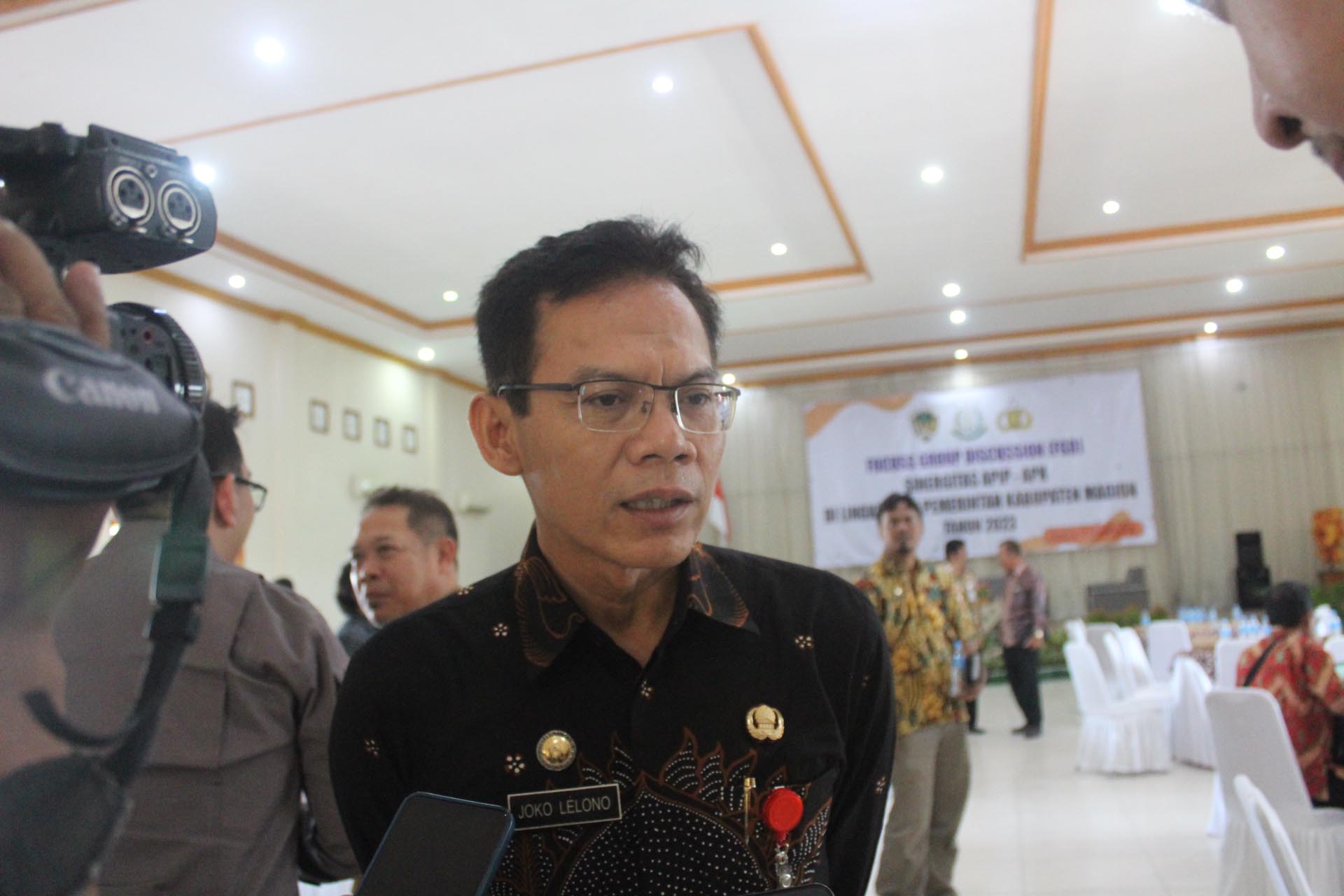 Inspektur Inspektorat Kabupaten Madiun Joko Lelono. (TITIS OSI KURNIAWAN/RADAR MADIUN)