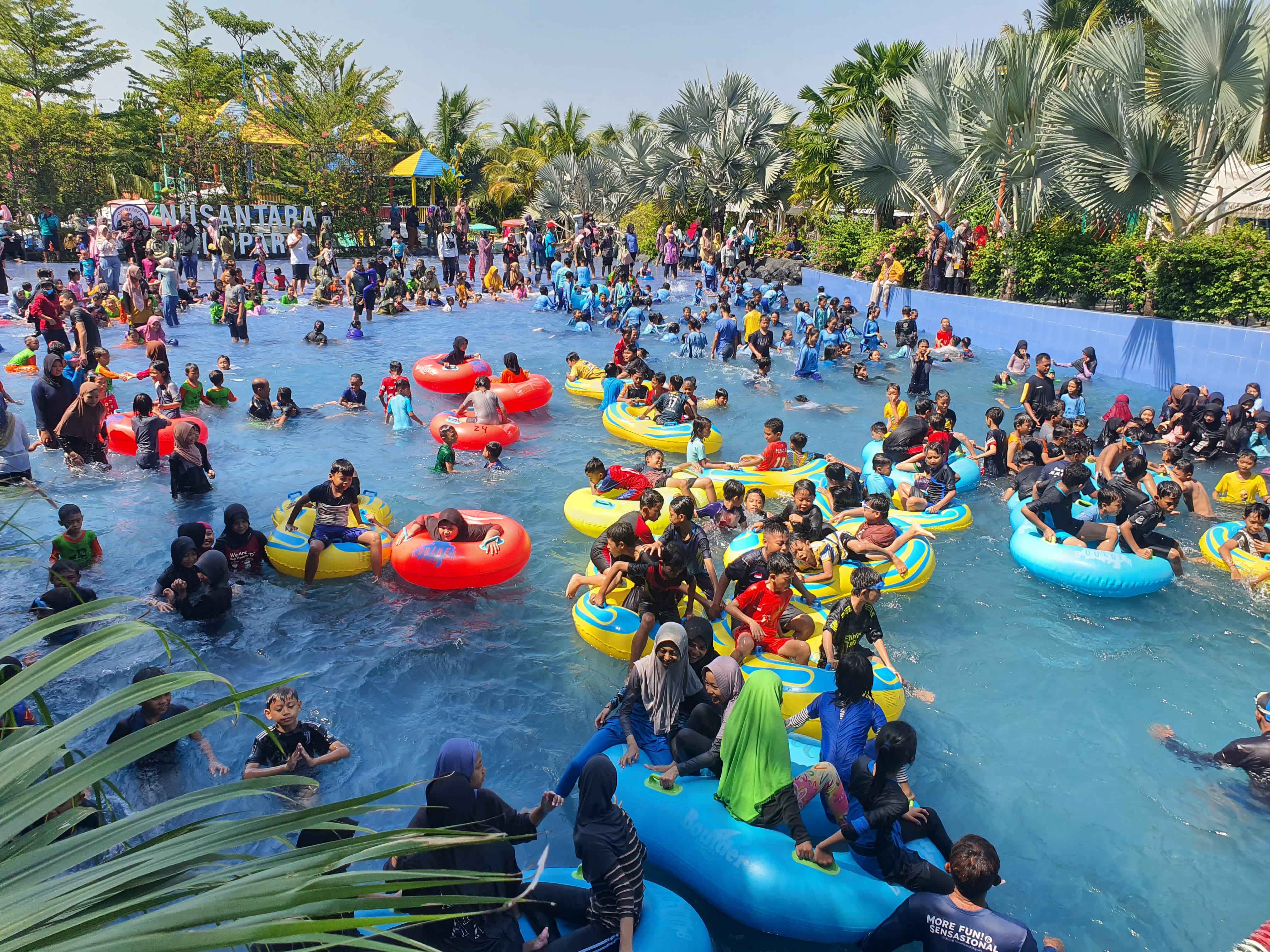 JUJUGAN: Kunjugan wisata ke Nusantara Edupark diperkirakan membludak pada akhir tahun. (NUSANTARA EDUPARK FOR RADAR MADIUN)