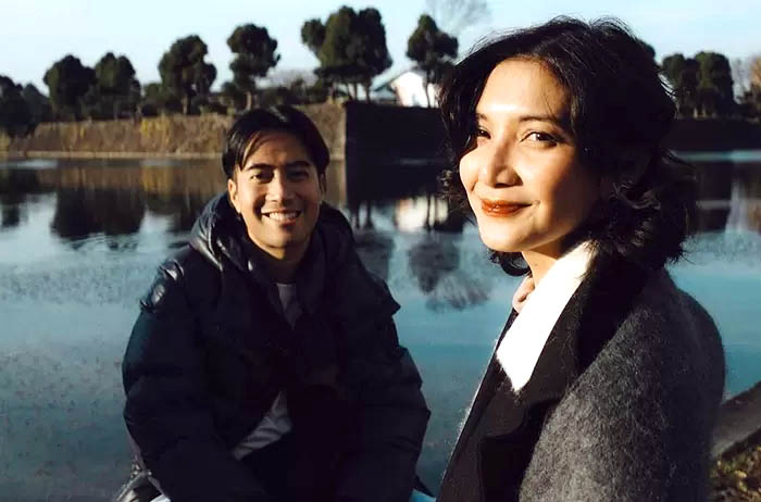 Vidi Adiano dan Sheila Dara liburan di Jepang. (Instagram: vidialdiano)