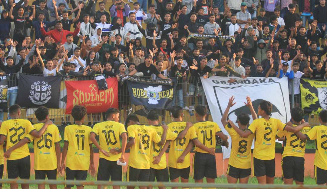 PSM Madiun saat mengarungi putaran pertama Liga 3 Jatim. (BAGAS BIMANTARA/RADAR MADIUN)