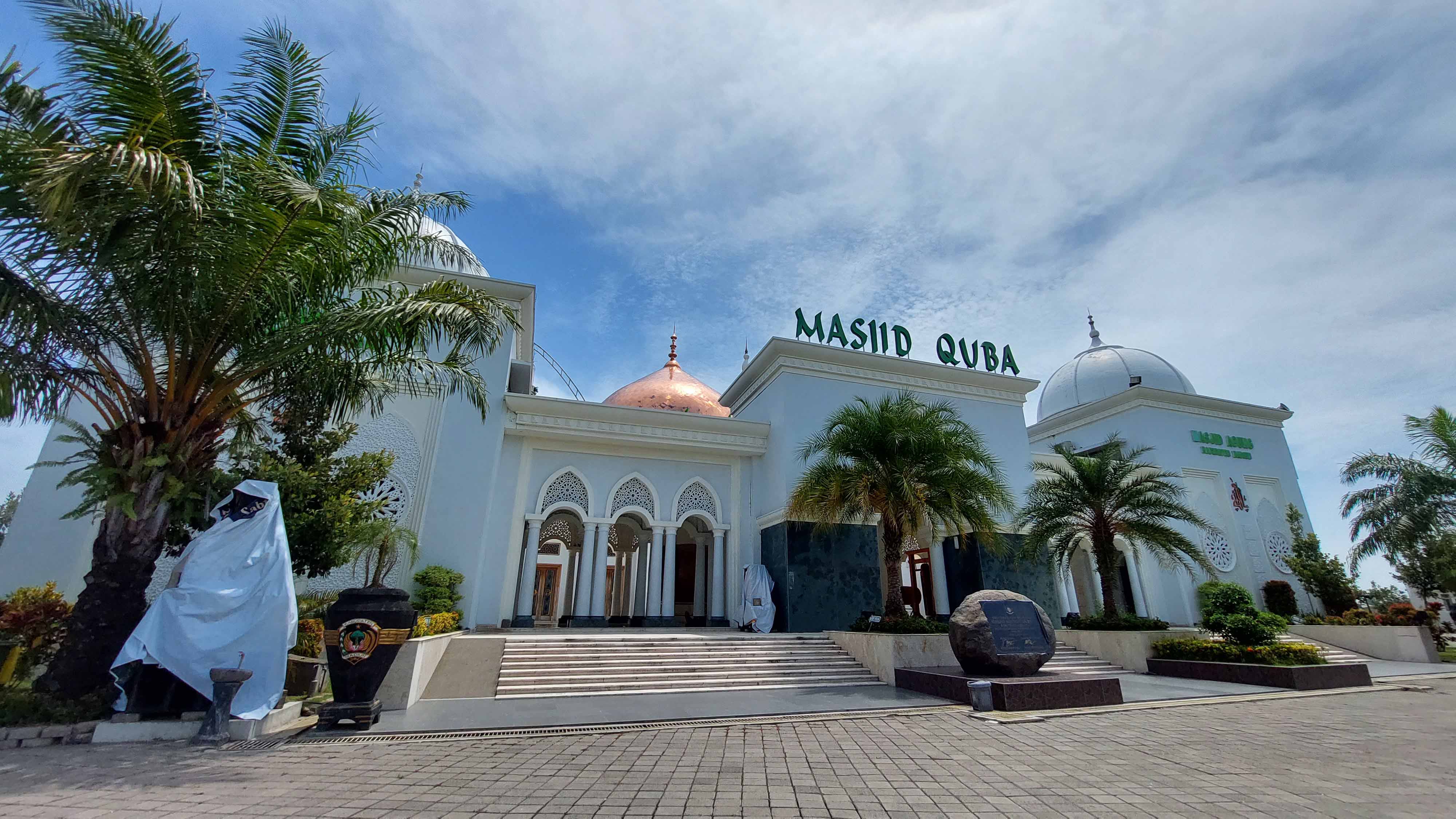 LAWAS: Seluruh kubah Masjid Quba bakal berganti menggunakan bahan tembaga.&nbsp;(DOKUMEN RADAR MADIUN)