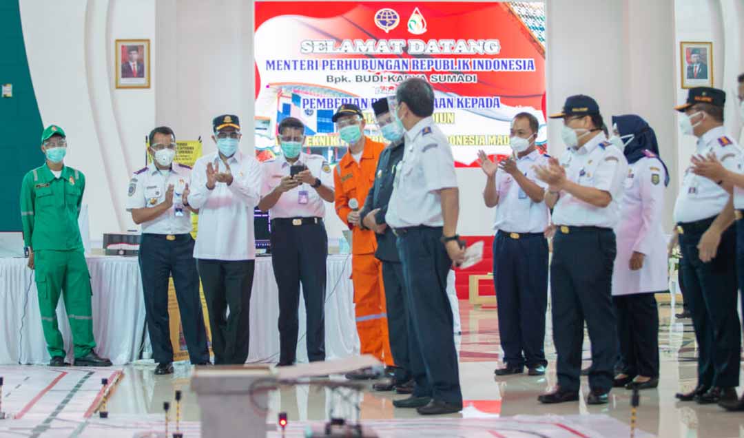 PPI Madiun saat dikunjungi Menteri Perhubungan beberapa waktu lalu. (PPI Madiun)