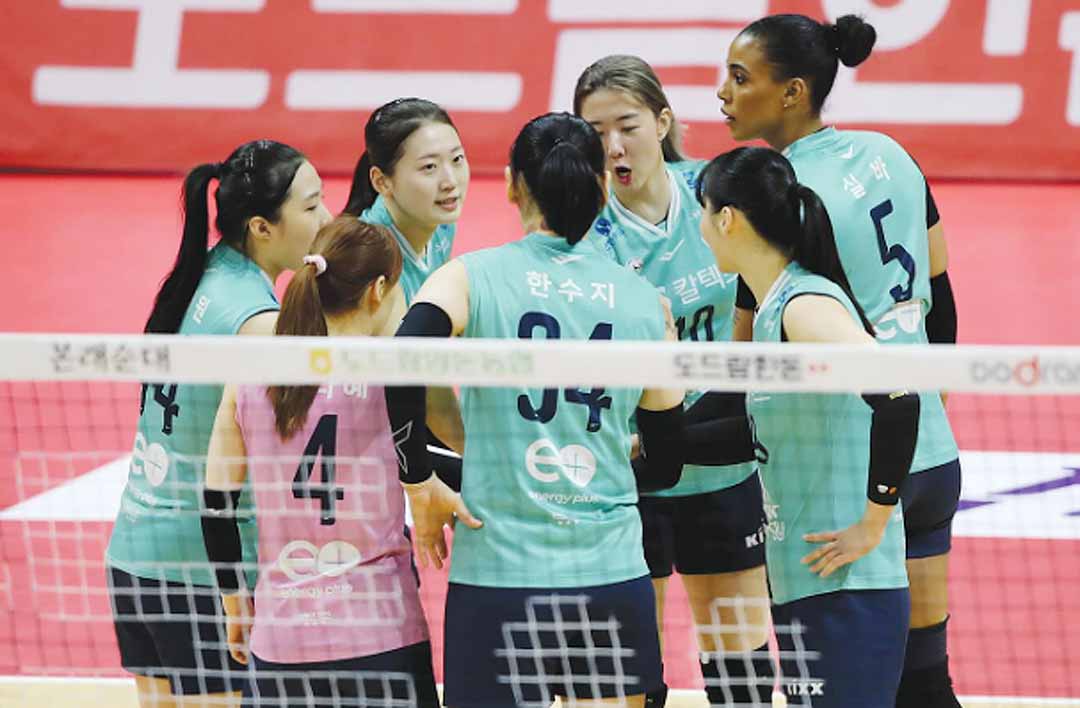 Tim GS Caltex di liga voli Korea atau V-League.