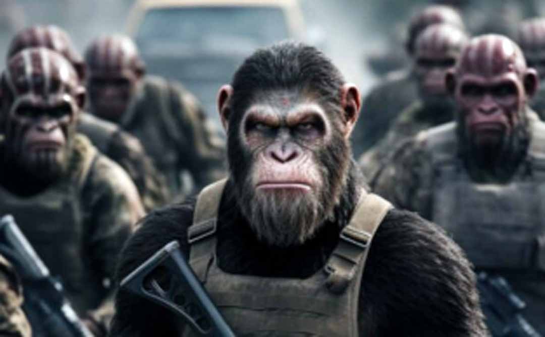 Kingdom of the Planet of the Apes dijadwalkan tayang Mei mendatang. (Beem)