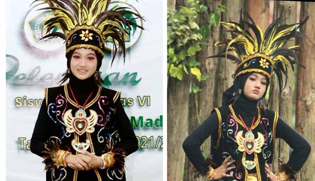 KREATIF: Kostum buatan Tutik Hariani saat digunakan pelanggan untuk event karnaval.