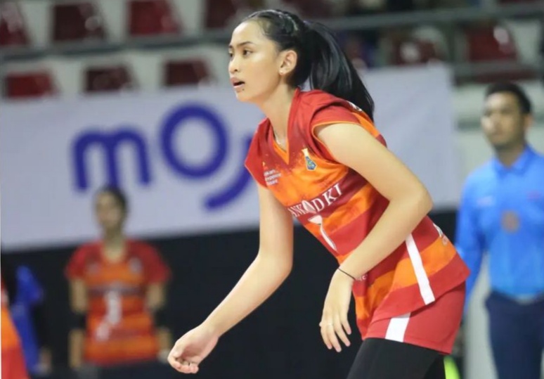 Syifa Azzahra dkk dari Bharata Muda menyerah 0-3 atas Elang Laut Subang di pertandingan kemarin. (IG Syifa Azzahra)