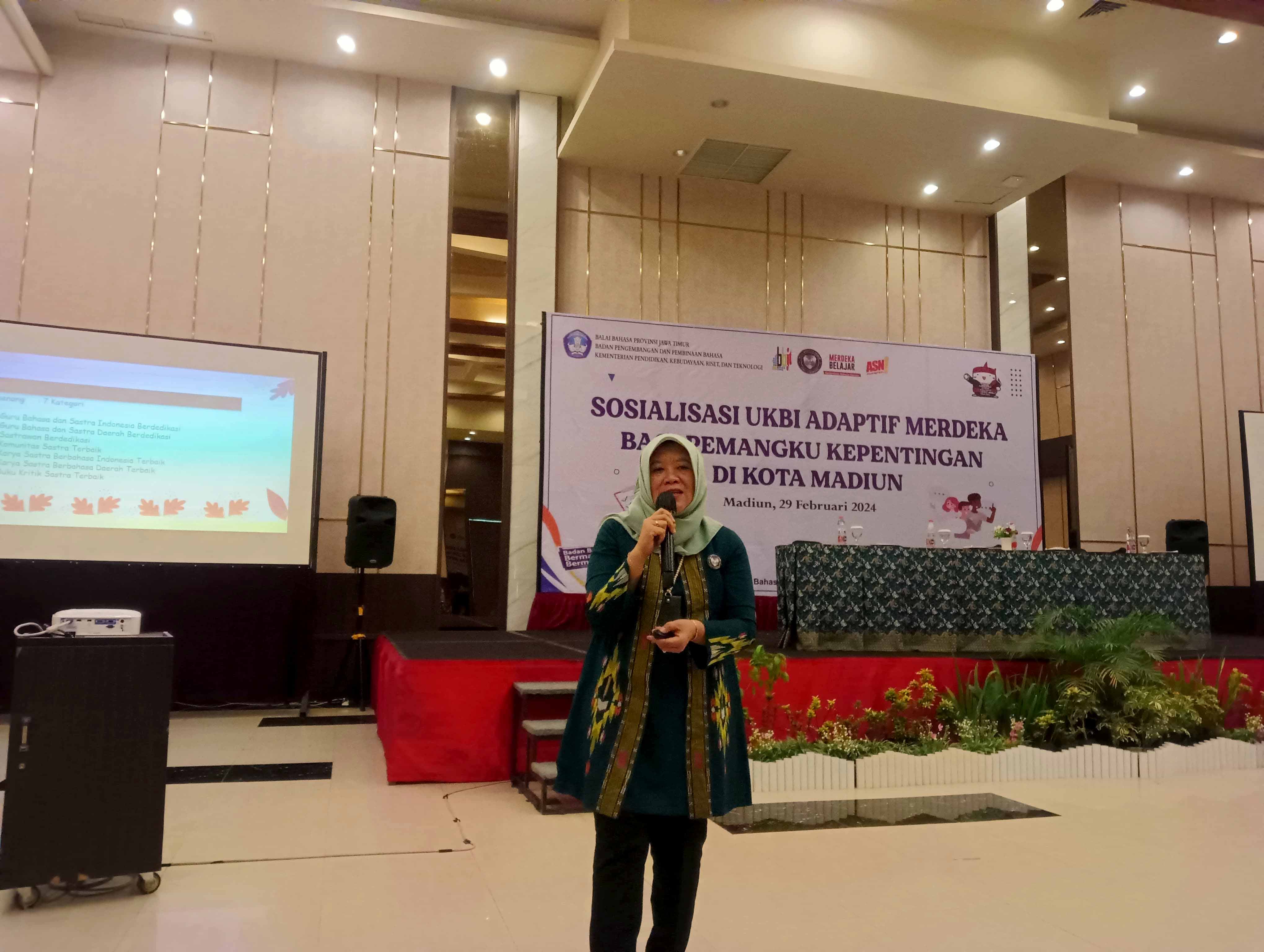 GO INTERNATIONAL: Rombongan Balai Bahasa Jatim datang ke Kota Madiun, Kamis (29/2/2024). (ERLITA HERMINIGSIH/ JAWA POS RADAR MADIUN)