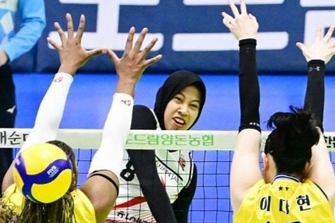 Megawati Hangestri sempat berada di psosisi ke 6 daftar top skor Liga Korea Selatan atau V League musim lalu.