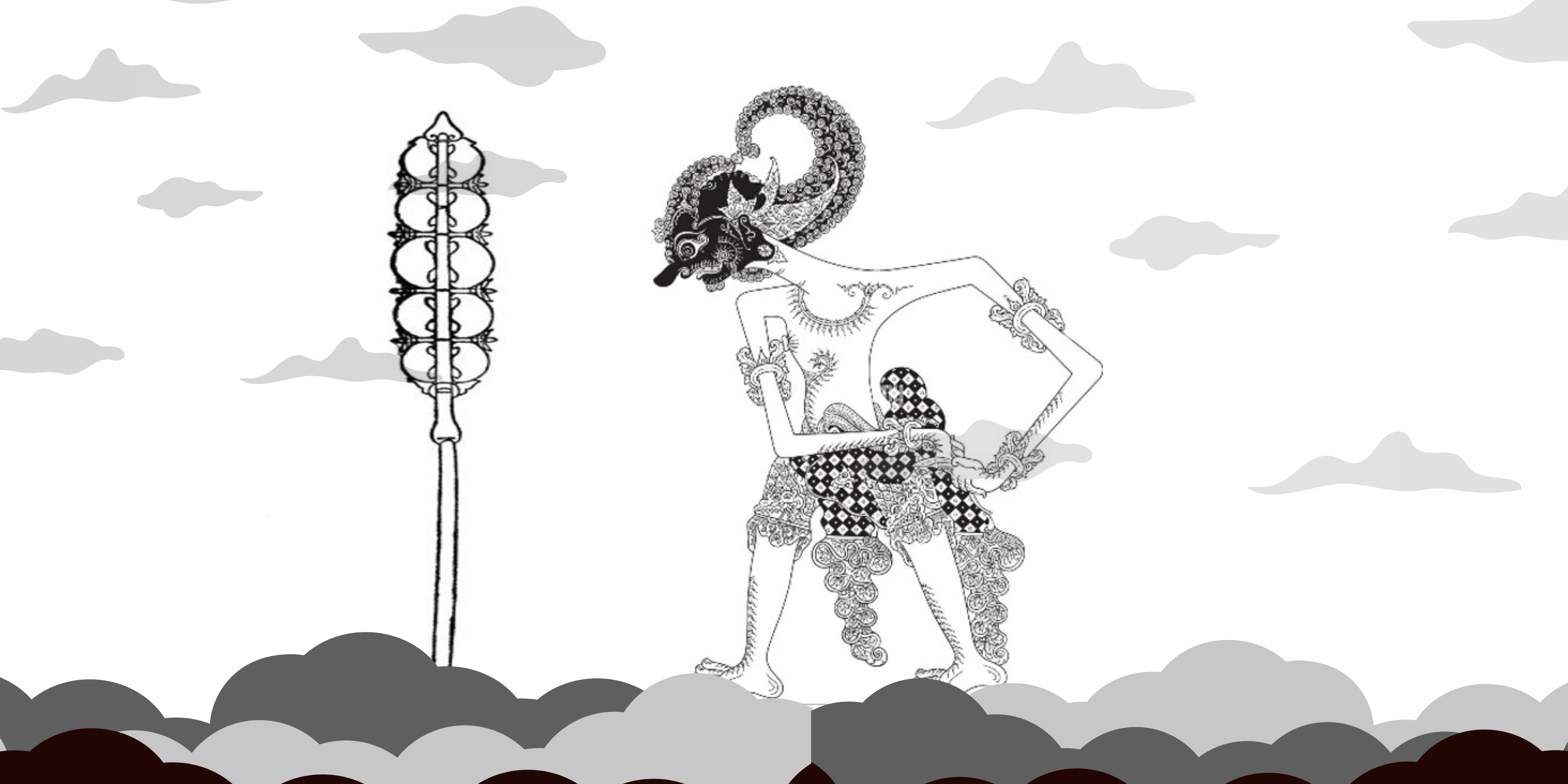 Ilustrasi tokoh wayang Bima (MUH. HAKIM/RADAR MADIUN)