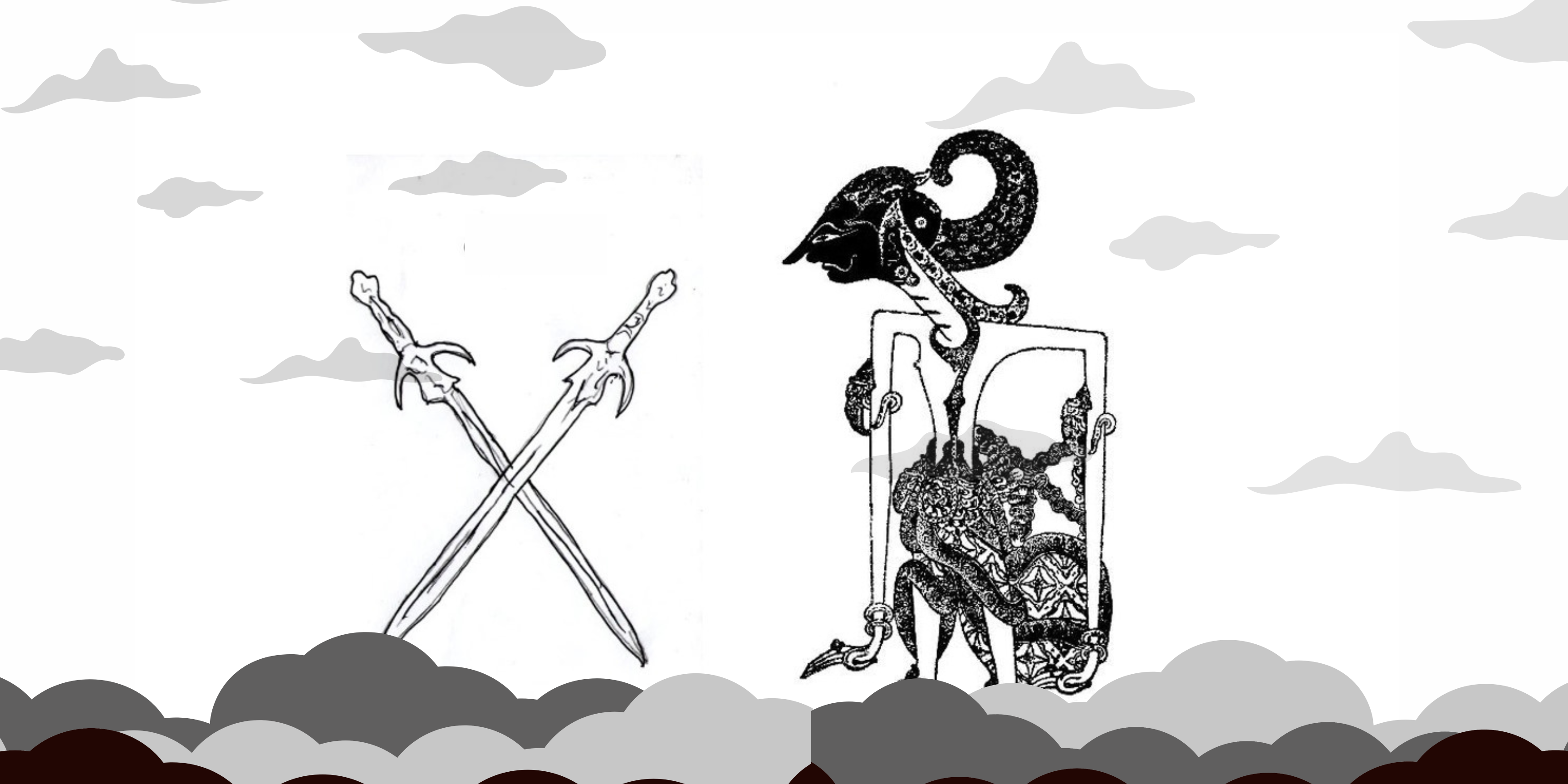 Ilustrasi tokoh wayang Nakula (MUH HAKIM/RADAR MADIUN)