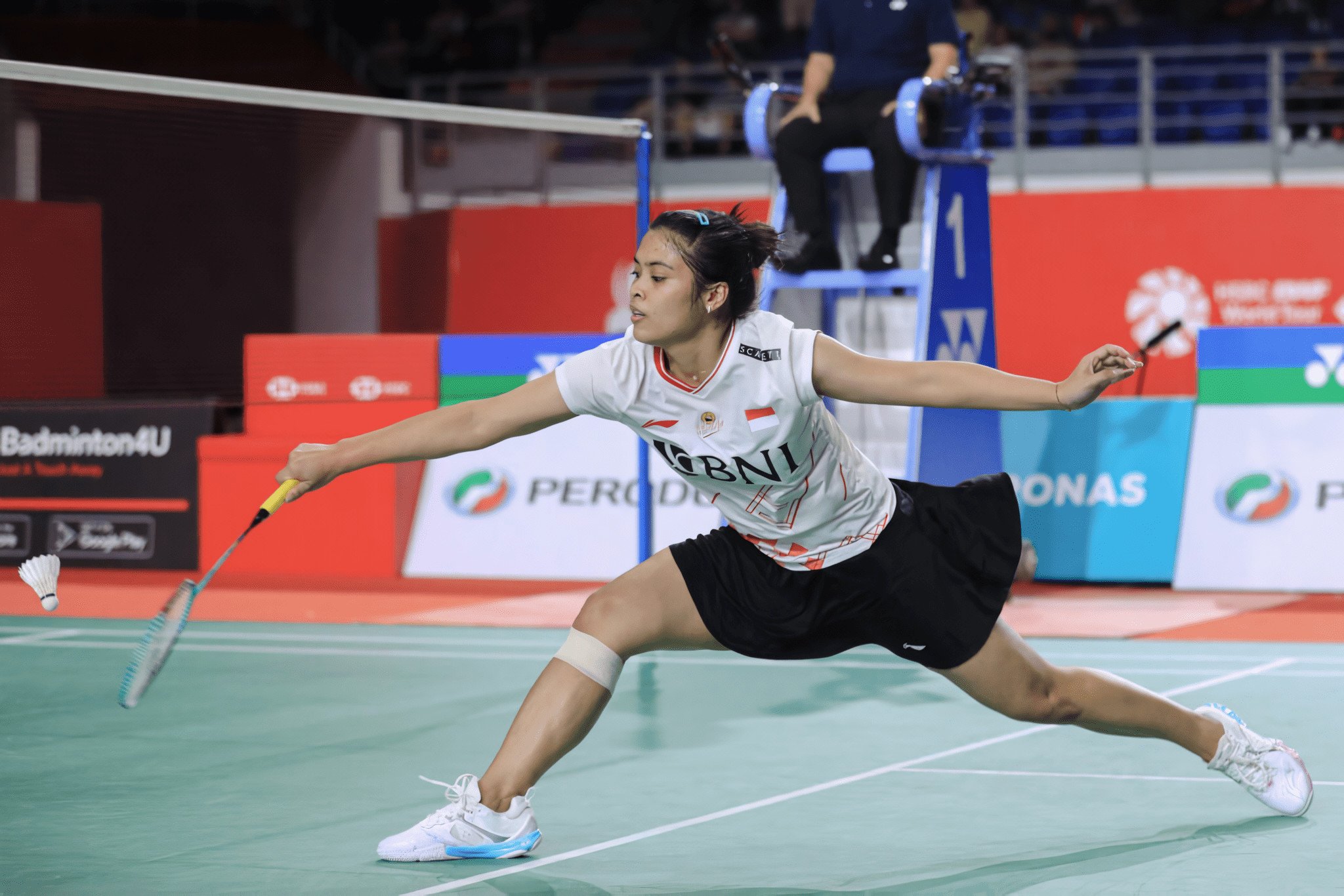 Jorji di semifinal akan menghadapi Nozomi Okuhara.