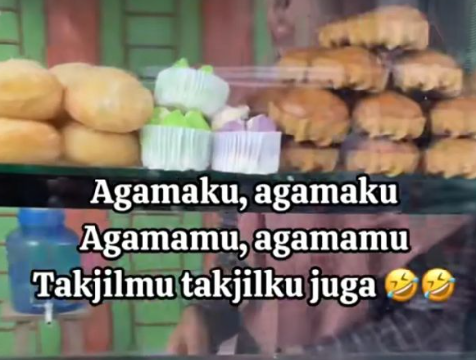 SEDANG VIRAL: Berbagai konten di media sosial ramai-ramai membahas topik berburu takjil antara muslim dan nonis. (INSTAGRAM)